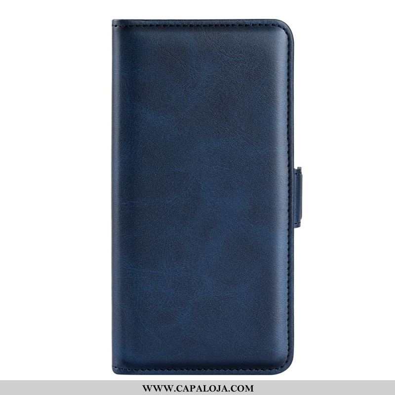 Capa De Couro Para Samsung Galaxy A13 Fecho Duplo