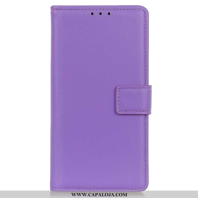 Capa De Couro Para Samsung Galaxy A14 / A14 5G Estilo De Couro