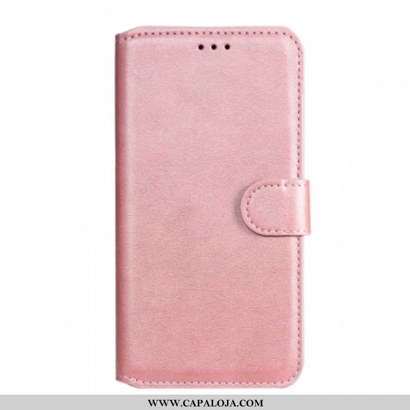 Capa De Couro Para Samsung Galaxy A52 4G / A52 5G / A52s 5G Clássico