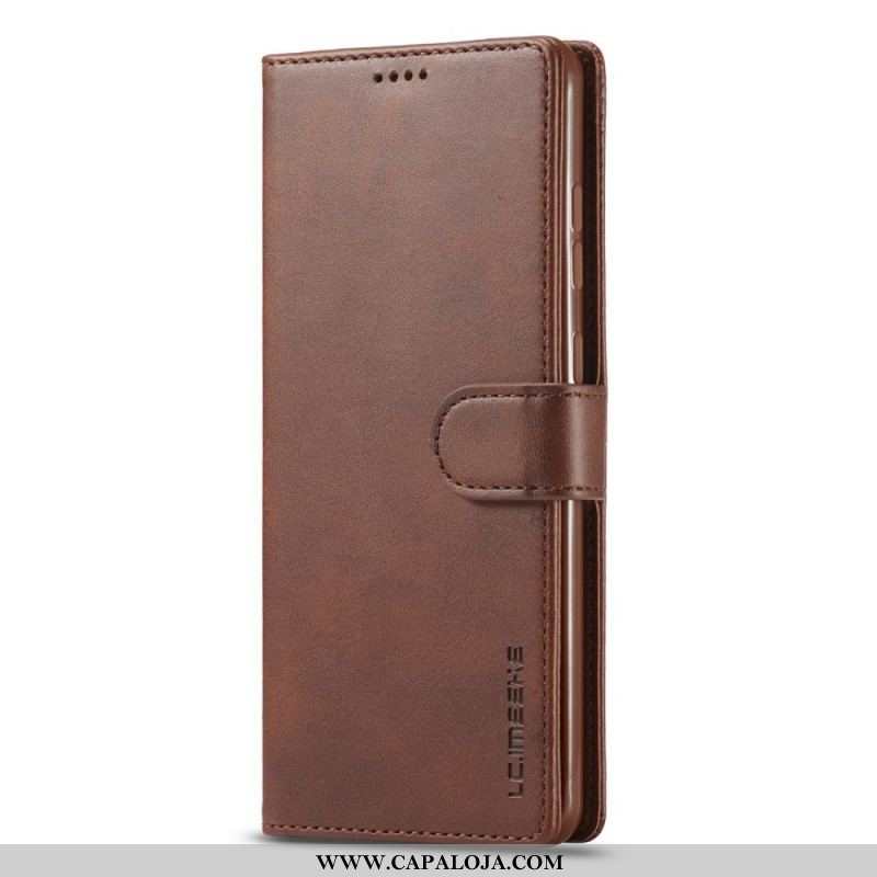 Capa De Couro Para Samsung Galaxy A53 5G Lc.imeeke Efeito Couro