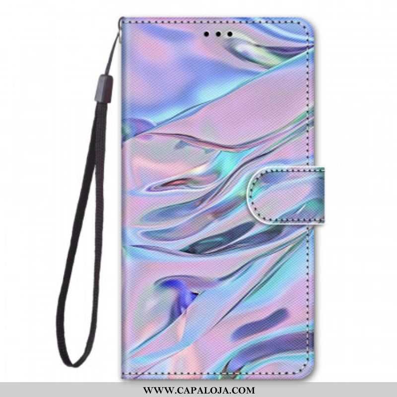 Capa De Couro Para Samsung Galaxy M23 5G Como Tinta