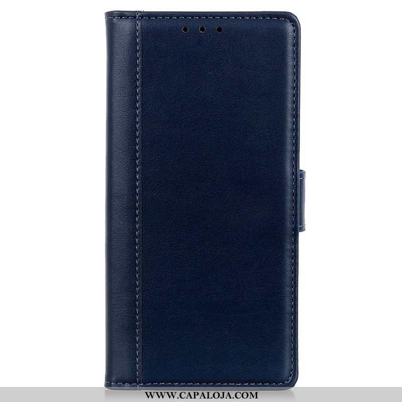 Capa De Couro Para Samsung Galaxy M23 5G Estilo De Couro