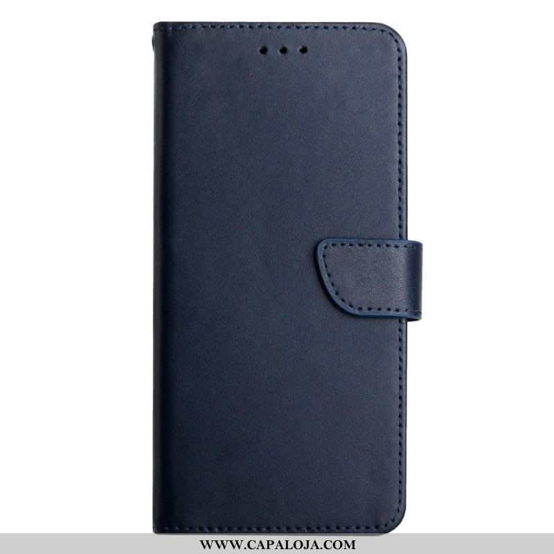 Capa De Couro Para Samsung Galaxy M53 5G Couro Napa Genuíno