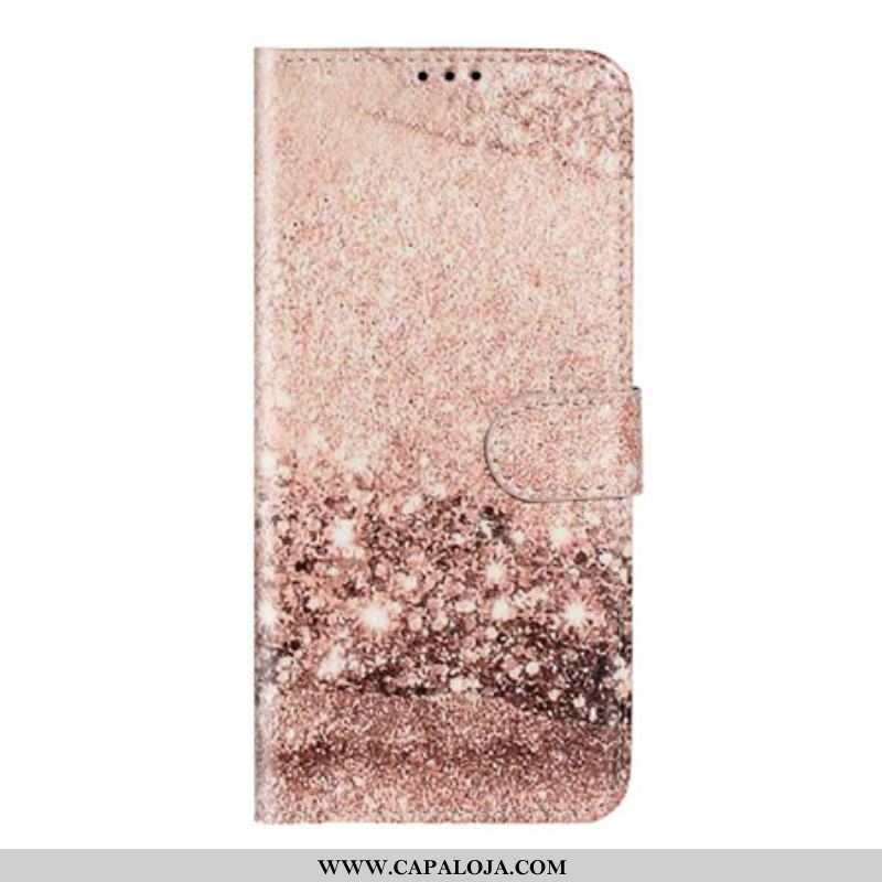 Capa De Couro Para Samsung Galaxy S20 Plus / S20 Plus 5G Lantejoulas De Designer