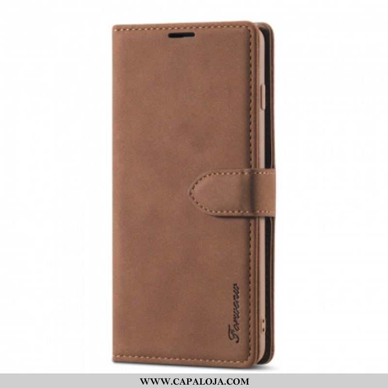 Capa De Couro Para Samsung Galaxy S21 Plus 5G Couro Sintético Forwenw