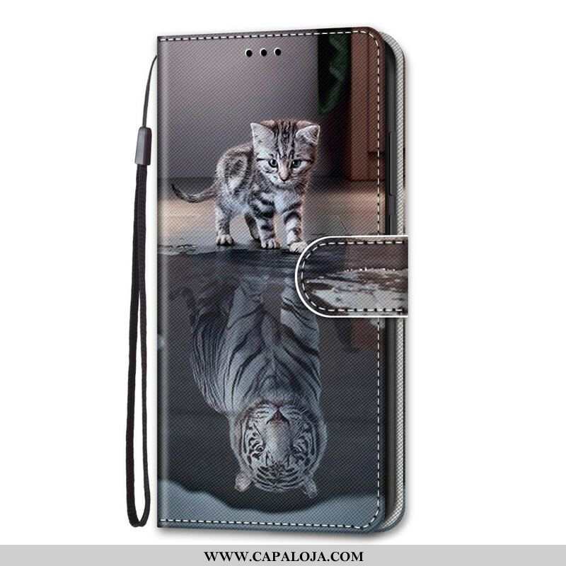 Capa De Couro Para Samsung Galaxy S21 Plus 5G Os Gatos Mais Lindos