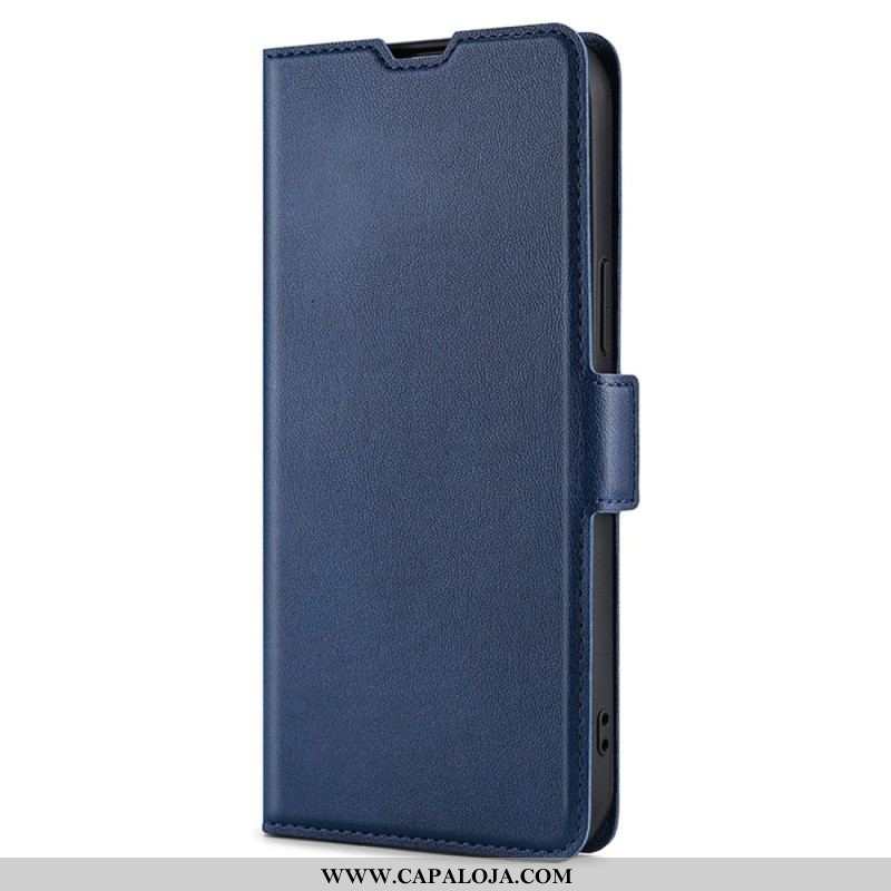 Capa De Couro Para Samsung Galaxy S23 Ultra 5G Ultrafino