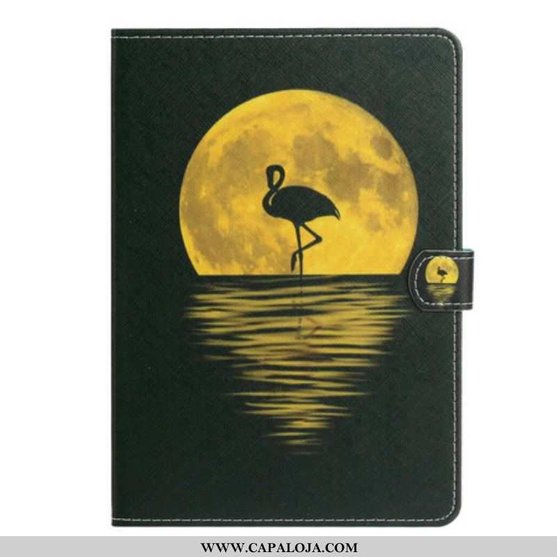 Capa De Couro Para Samsung Galaxy Tab A7 Lite Lua