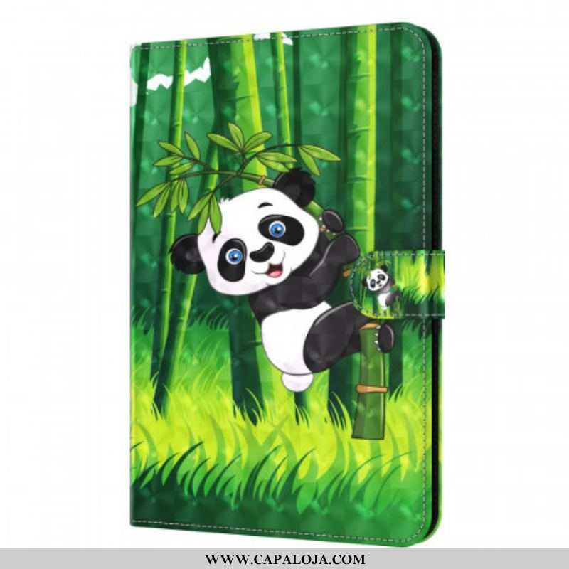 Capa De Couro Para Samsung Galaxy Tab A8 (2021) Panda