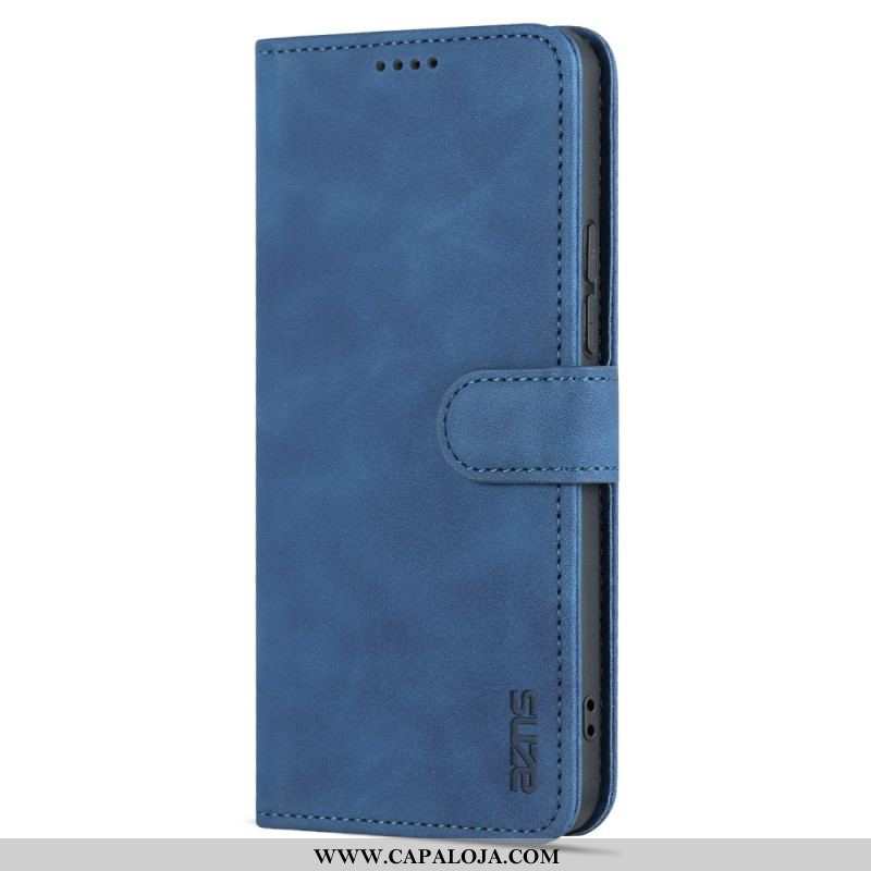 Capa De Couro Para Xiaomi 12 Lite Couro Sintético Azns