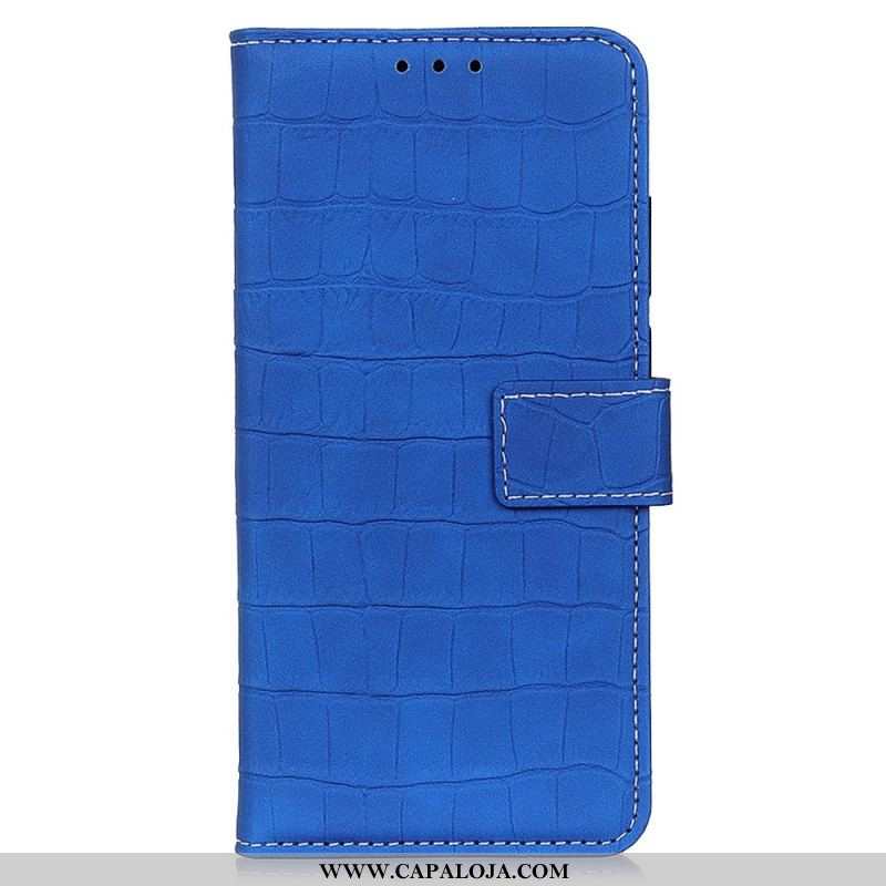 Capa De Couro Para Xiaomi 12T / 12T Pro Crocodilo