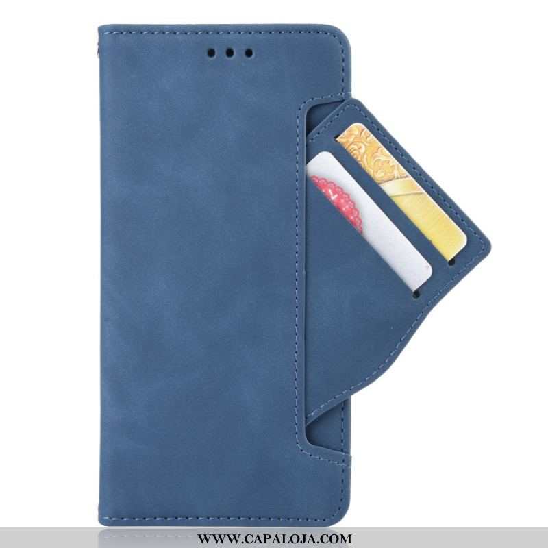 Capa De Couro Para Xiaomi Redmi Note 11 / 11S Cartões Múltiplos