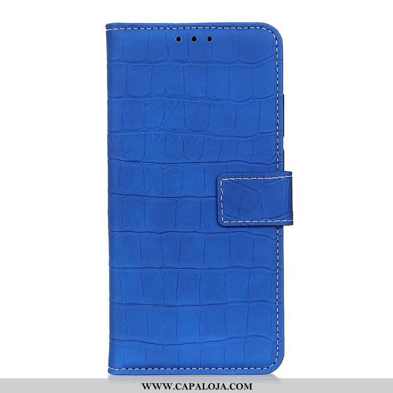 Capa De Couro Para Xiaomi Redmi Note 11 / 11S Poder Do Crocodilo