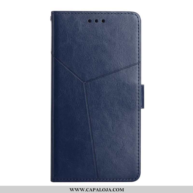 Capa De Couro Para Xiaomi Redmi Note 12 5G De Cordão Design Y Strappy