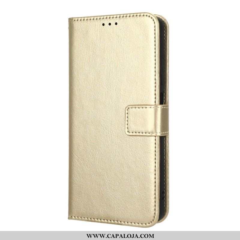 Capa De Couro Para Xiaomi Redmi Note 12 Pro Plus Couro Falso Chamativo