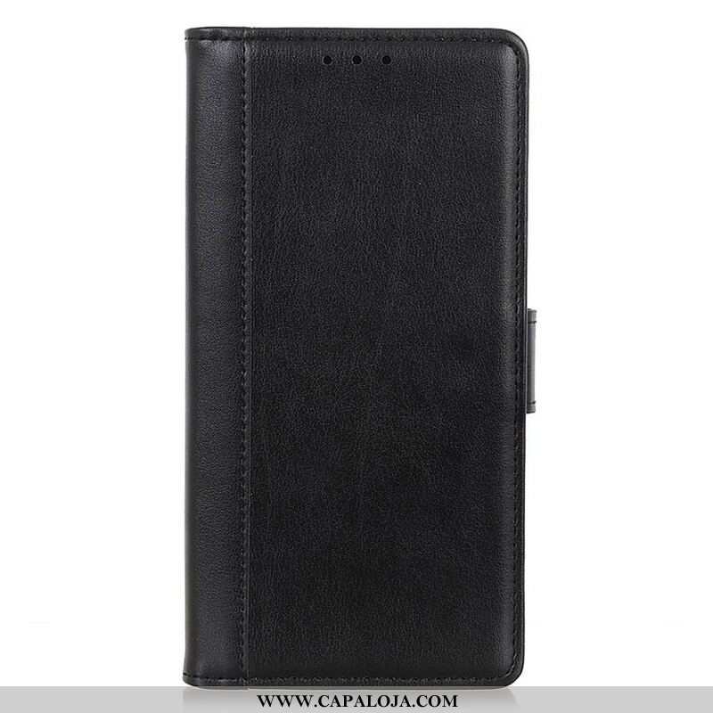 Capa De Couro Para iPhone 13 Pro Max Estilo De Couro