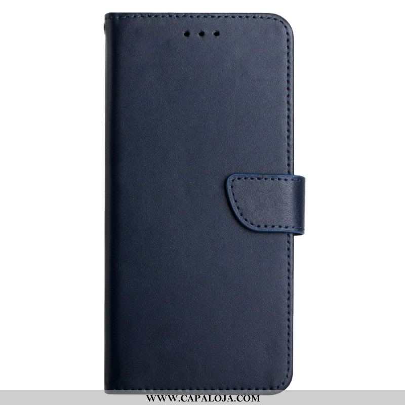 Capa Em Pele Para Huawei P60 Pro Couro Napa Genuíno