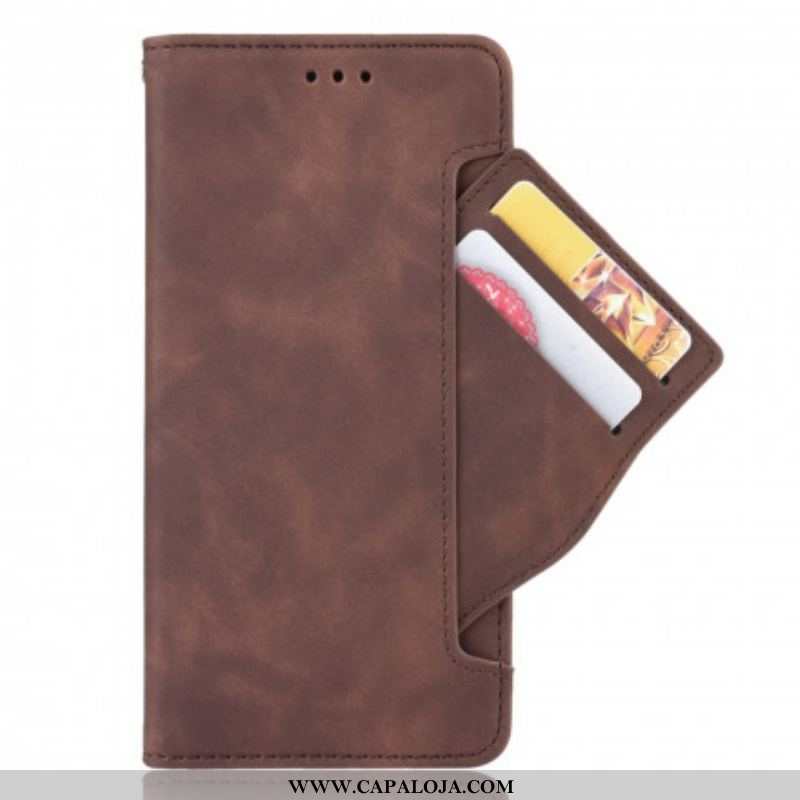 Capa Em Pele Para Moto G50 Multi-card Premier Class