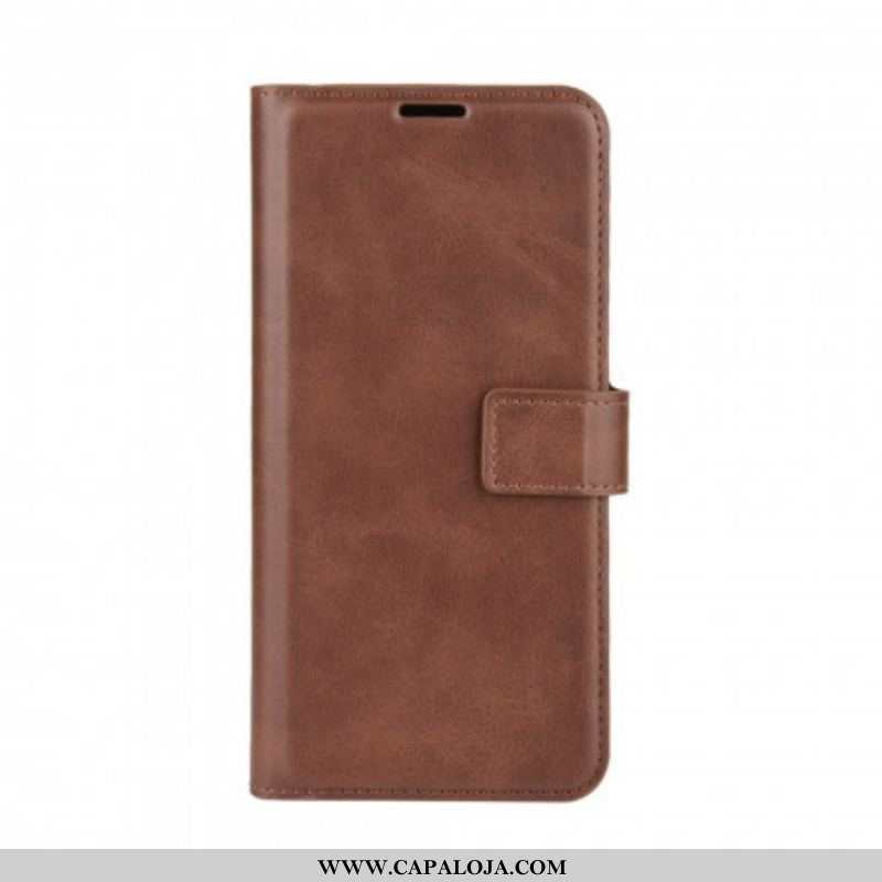 Capa Em Pele Para Samsung Galaxy A52 4G / A52 5G / A52s 5G Couro Sintético Fino