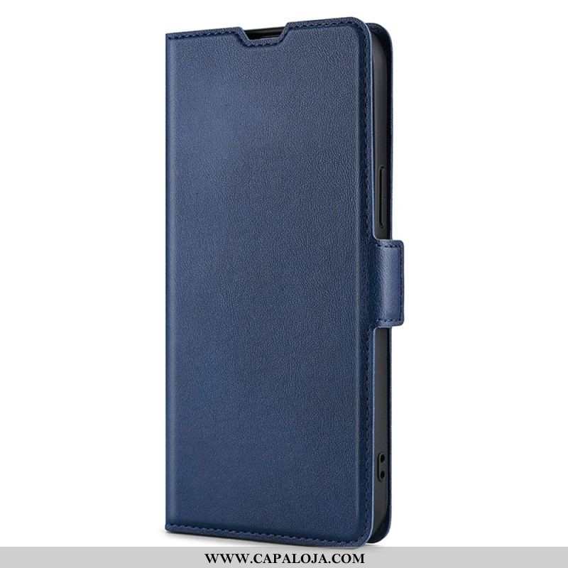 Capa Em Pele Para Samsung Galaxy A53 5G Estilo De Couro Ultrafino