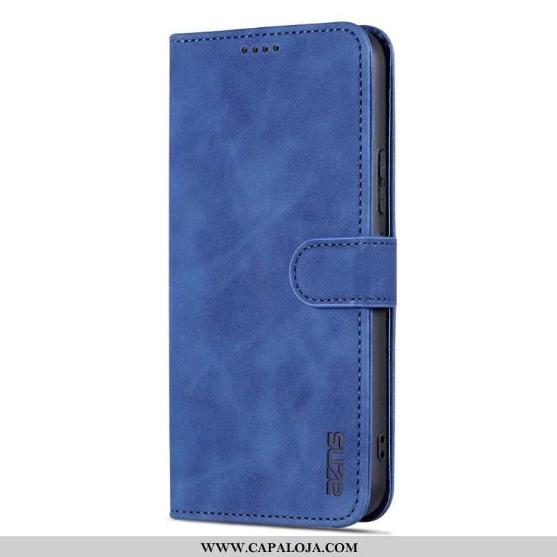 Capa Em Pele Para Samsung Galaxy A54 5G Couro Sintético Azns