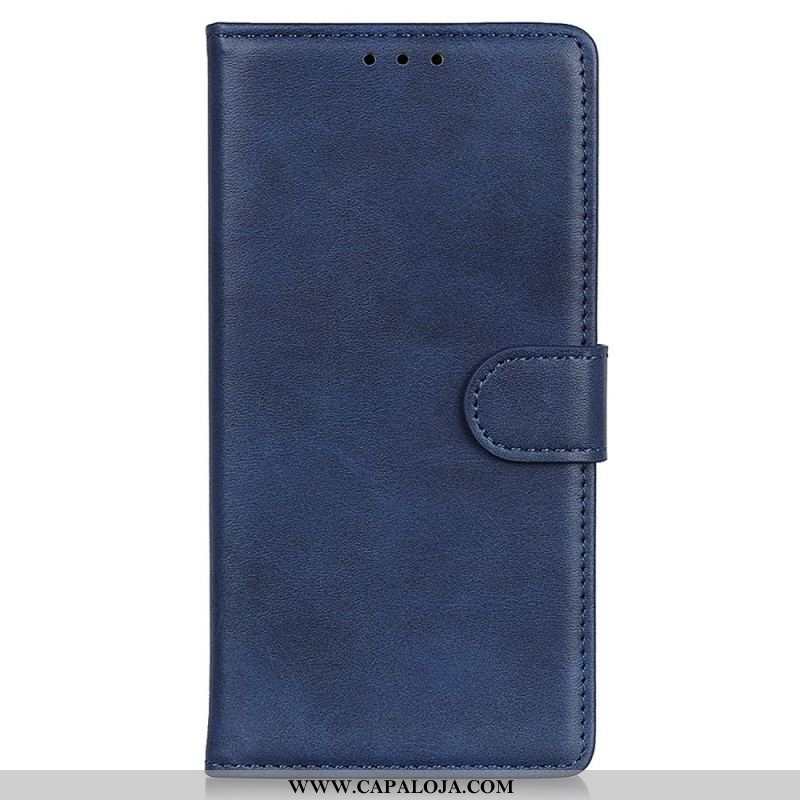 Capa Em Pele Para Samsung Galaxy M23 5G Couro Sintético Fosco