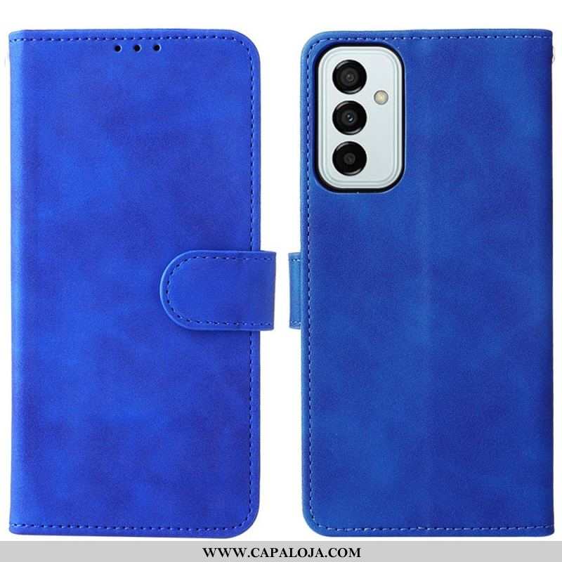 Capa Em Pele Para Samsung Galaxy M23 5G De Cordão Strappy Skin-touch