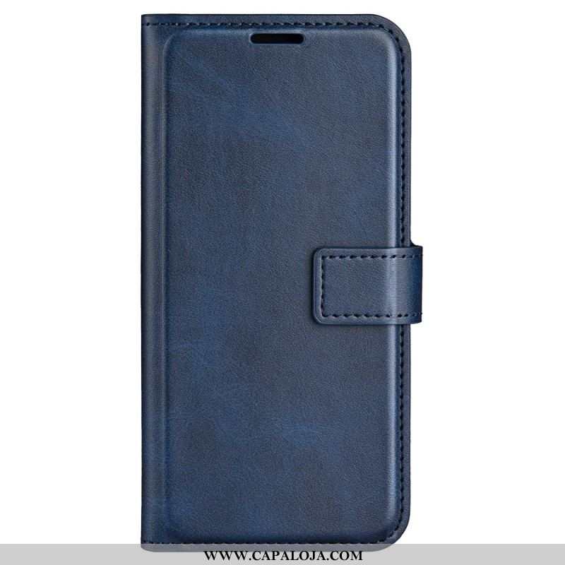 Capa Em Pele Para Xiaomi Redmi Note 11 / 11S Efeito Couro Retrô