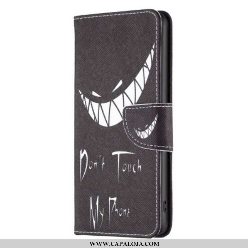 Capa Em Pele Para Xiaomi Redmi Note 12 5G Telefone Do Mal