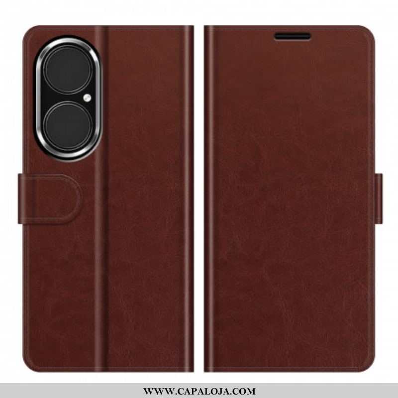 Capa Flip Para Huawei P50 Estilo Design De Couro