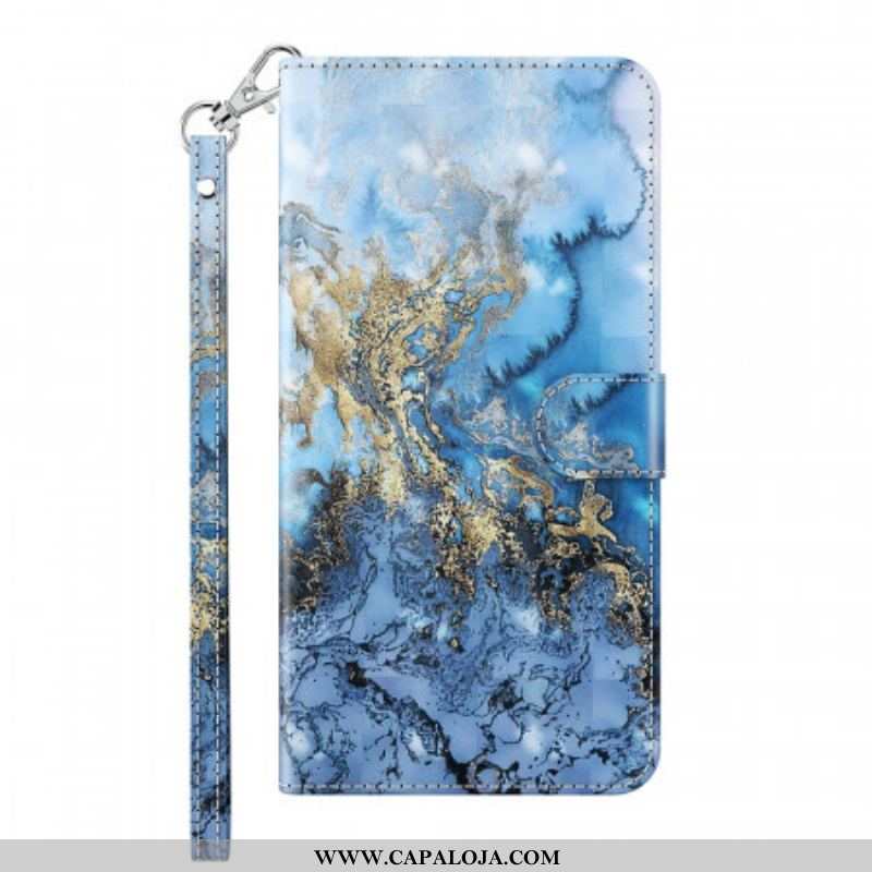 Capa Flip Para OnePlus 10 Pro 5G De Cordão Strap Art