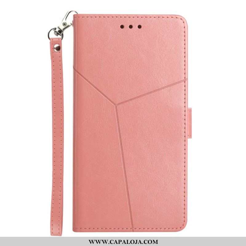 Capa Flip Para OnePlus 10 Pro 5G Estilo Couro Geo Y Design