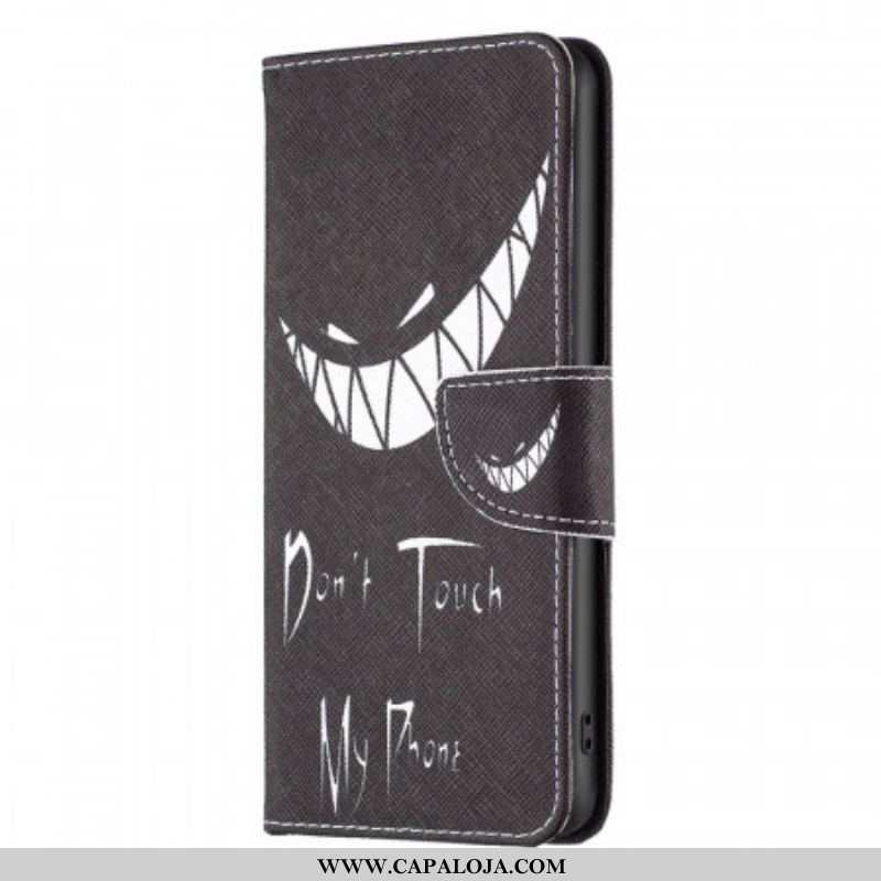 Capa Flip Para OnePlus 10 Pro 5G Telefone Do Diabo