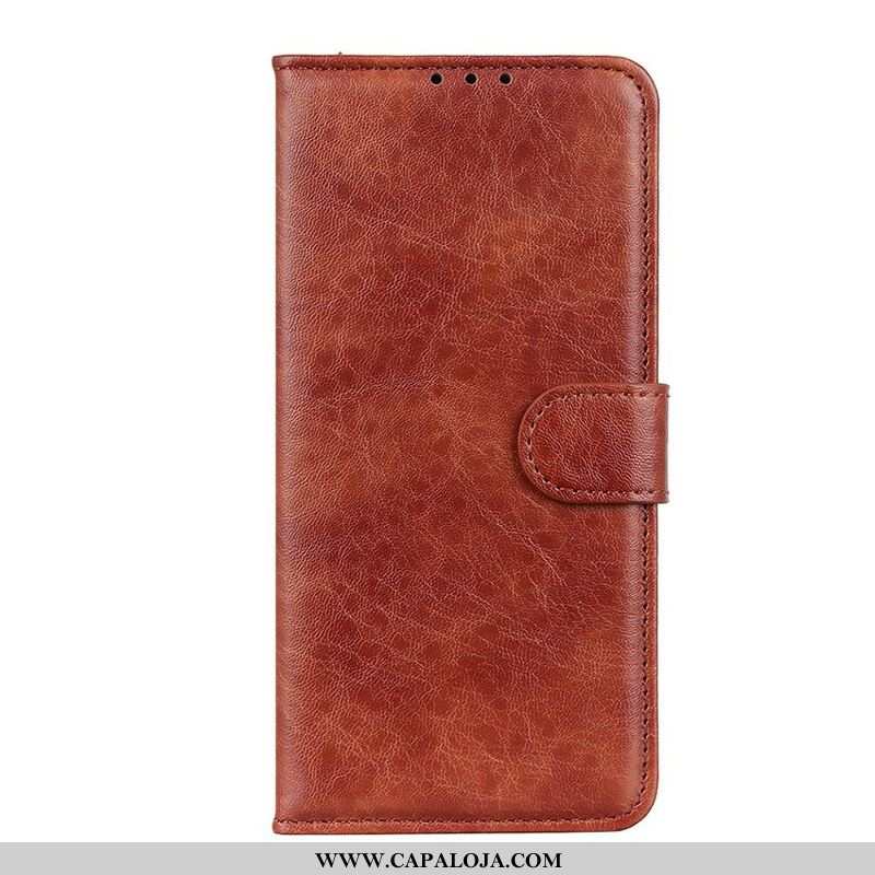 Capa Flip Para OnePlus Nord 2 5G Couro Sintético Texturizado