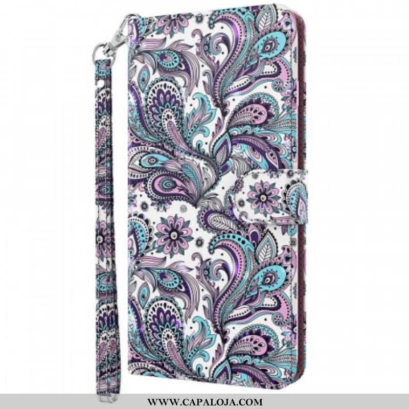 Capa Flip Para OnePlus Nord 2 5G Paisley