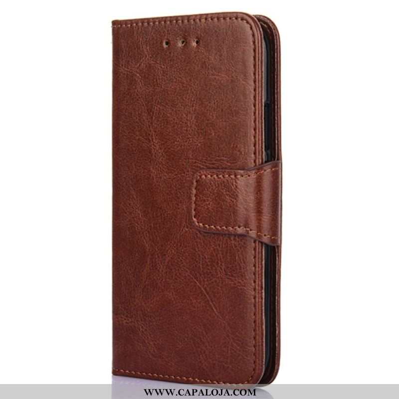 Capa Flip Para OnePlus Nord 2T 5G Couro Falso Vintage