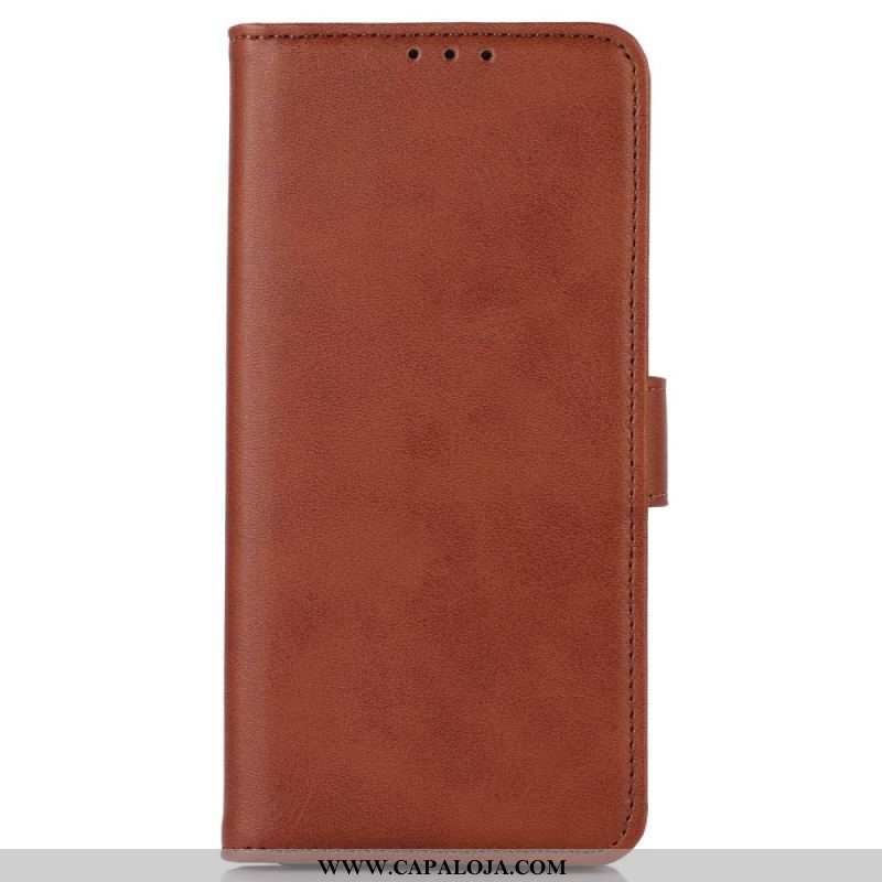 Capa Flip Para OnePlus Nord 2T 5G Estilo Clássico De Couro