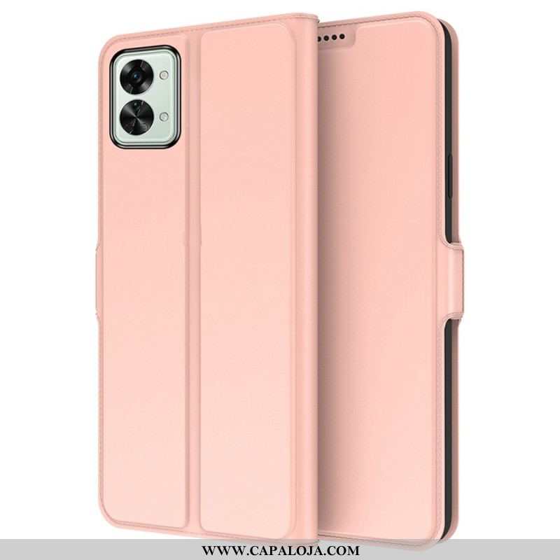 Capa Flip Para OnePlus Nord 2T 5G Fecho Duplo