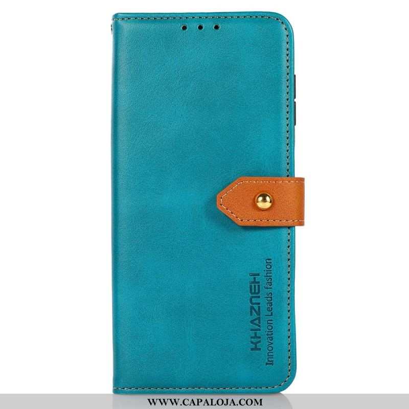 Capa Flip Para OnePlus Nord CE 2 5G Botão Kazneh