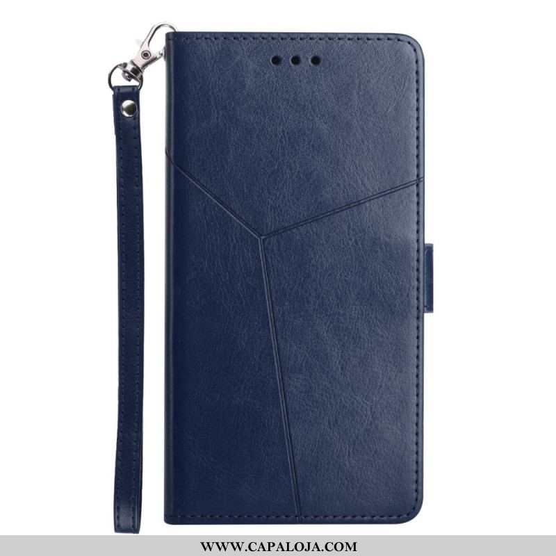 Capa Flip Para OnePlus Nord CE 2 Lite 5G Estilo Couro Y Design