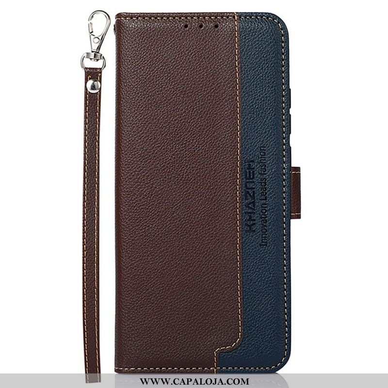 Capa Flip Para OnePlus Nord CE 2 Lite 5G Rfid Estilo Lichia