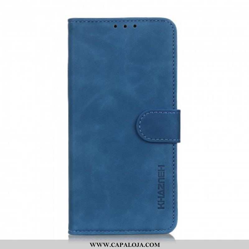 Capa Flip Para OnePlus Nord CE 5G Efeito Couro Vintage Khazneh