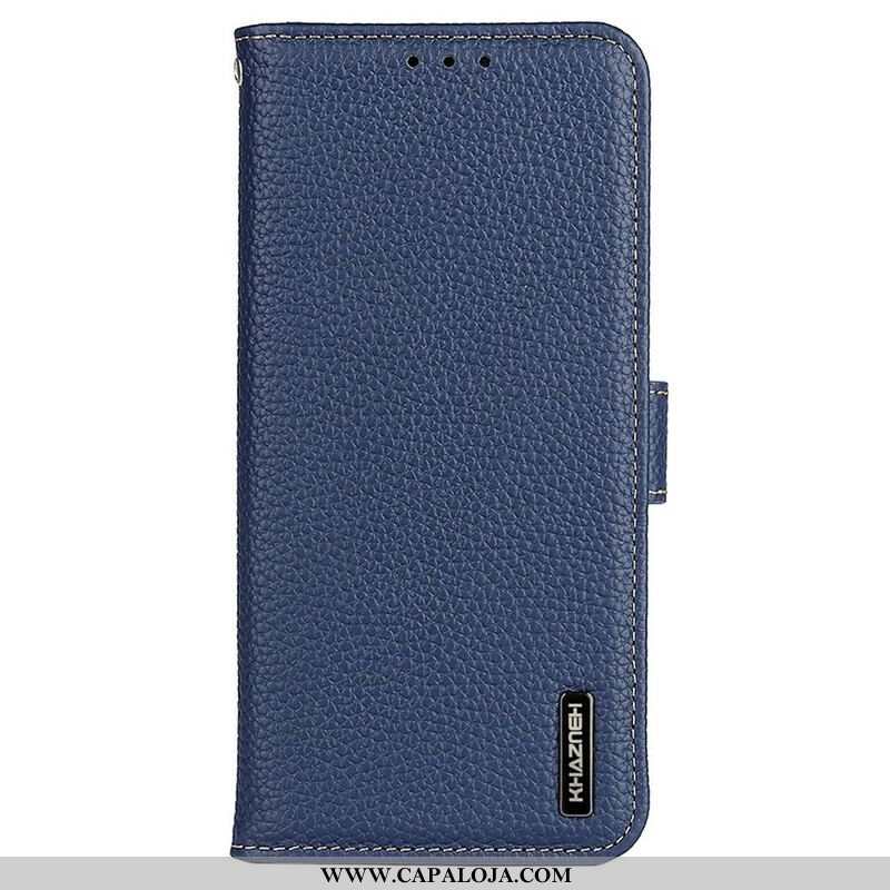 Capa Flip Para Oppo A16 / A16s Khazneh Lichia Couro