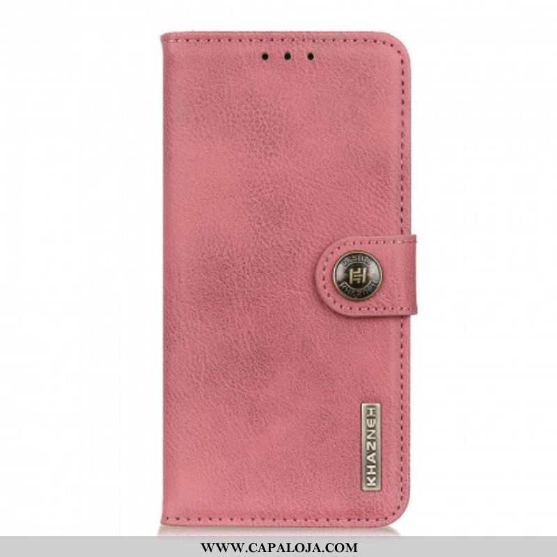 Capa Flip Para Oppo A94 5G Imitação De Couro Khazneh