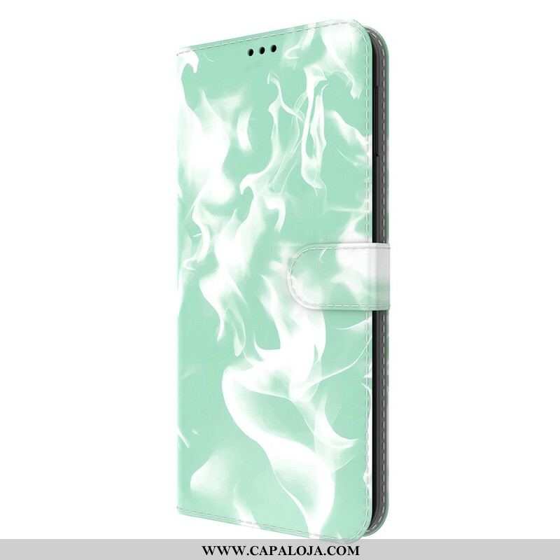 Capa Flip Para Oppo Find X3 Neo Padrão Abstrato