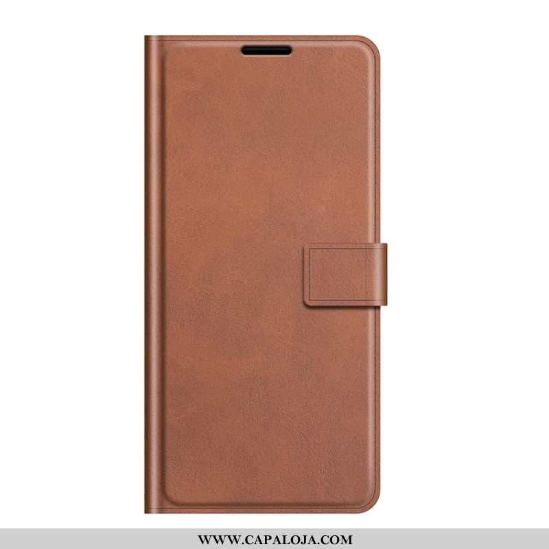 Capa Flip Para Oppo Reno 6 Pro 5G Suavidade Ao Toque Da Pele