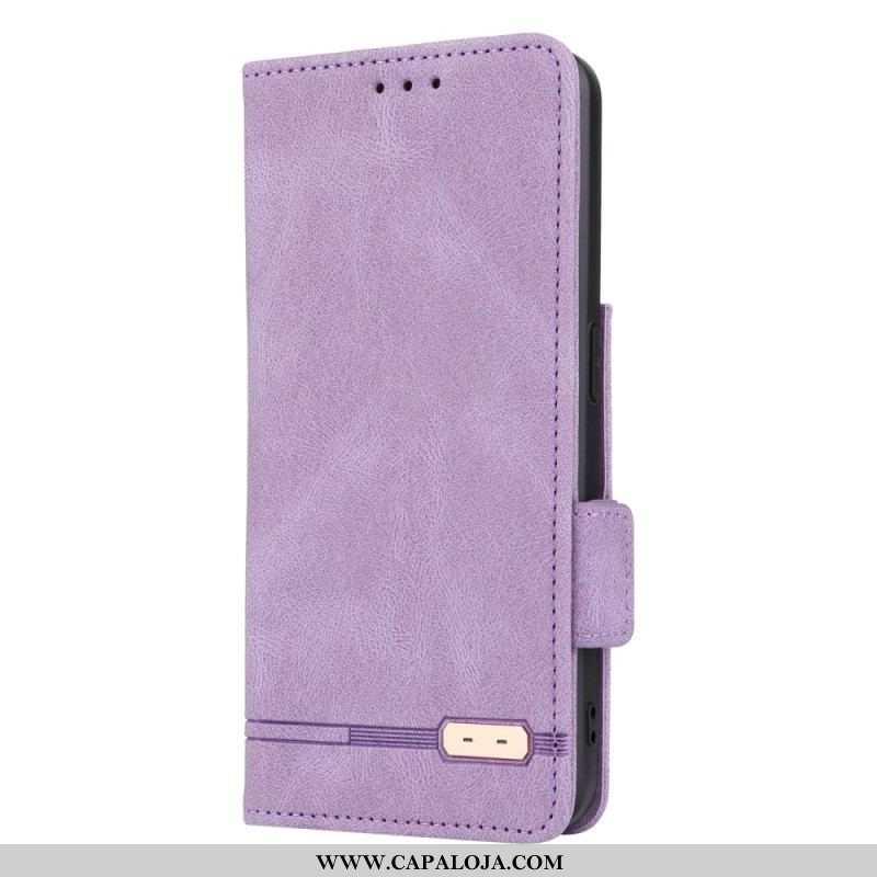 Capa Flip Para Oppo Reno 8 Elegância Sutil