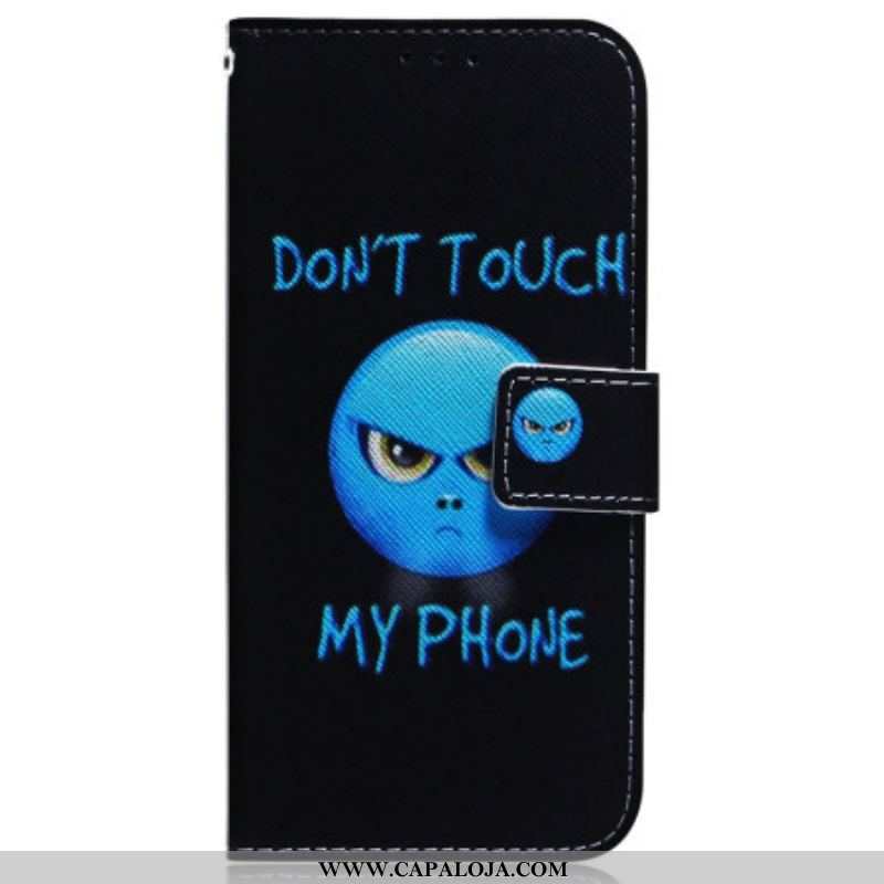 Capa Flip Para Oppo Reno 8 Pro De Cordão Cordão Emoji Telefone