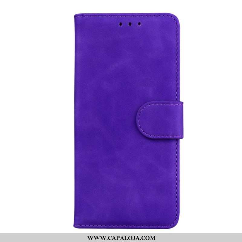 Capa Flip Para Samsung Galaxy A13 5G / A04s Design De Cores Sólidas