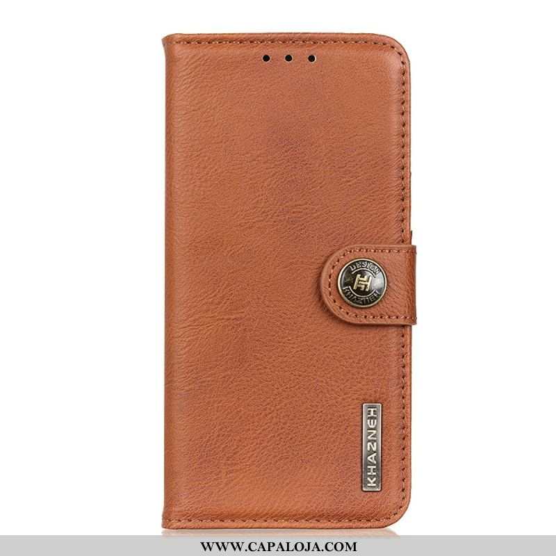 Capa Flip Para Samsung Galaxy A13 5G / A04s Imitação De Couro Khazneh